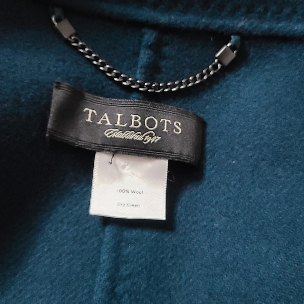 Talbots Wool Collard Button Coat Jacket - image 8